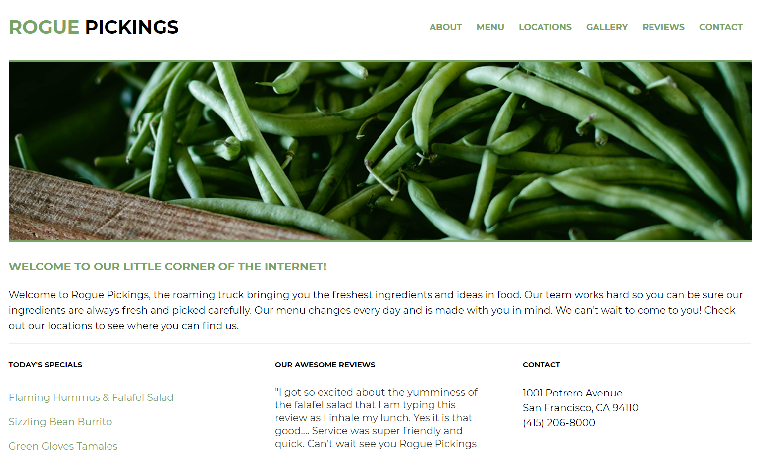Rogue Pickings Website